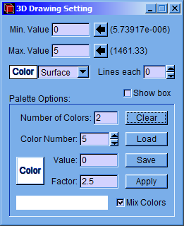 3D SETTINGS